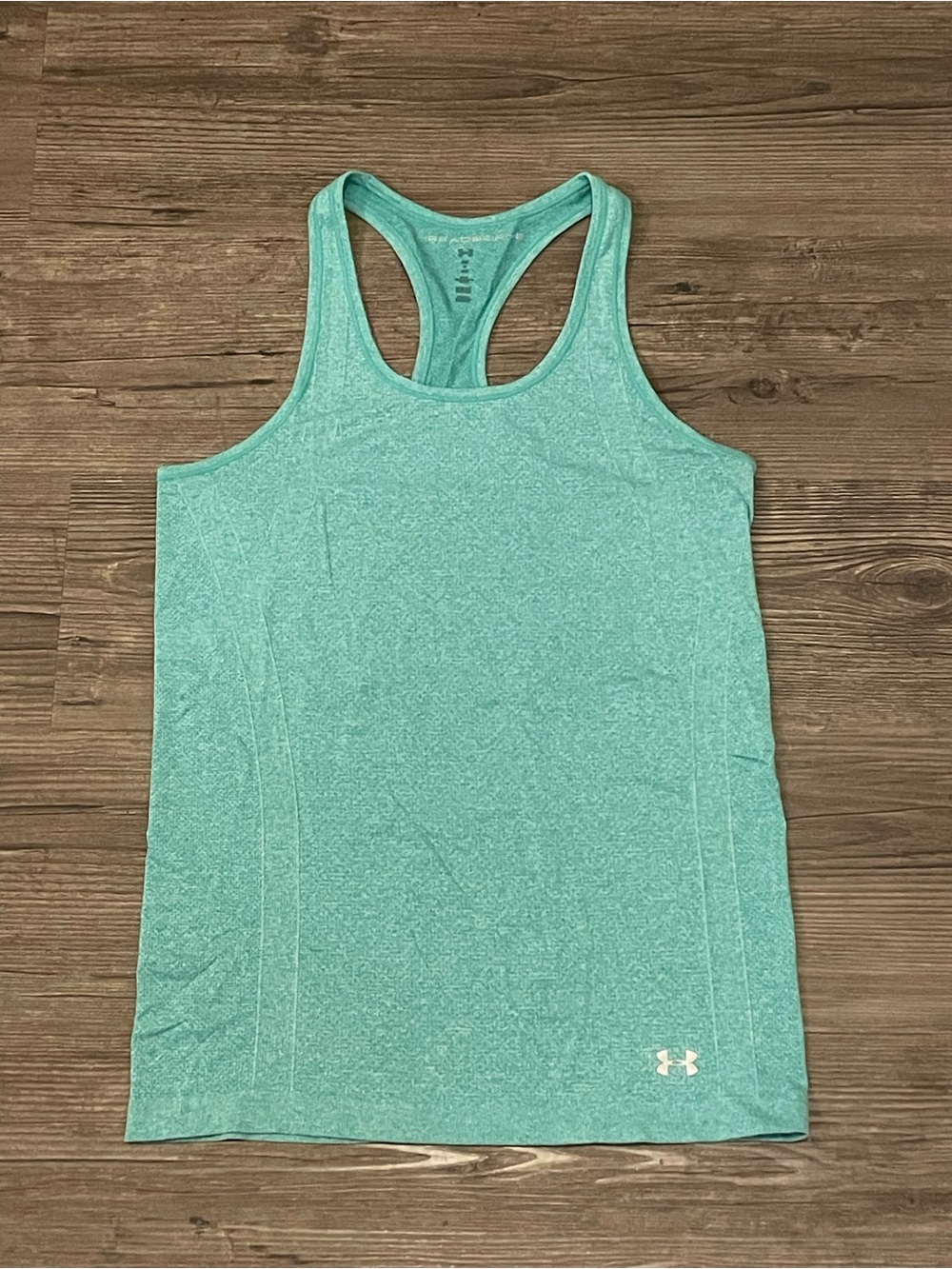Under Armour Mint Green Racerback Performance Tank Top
